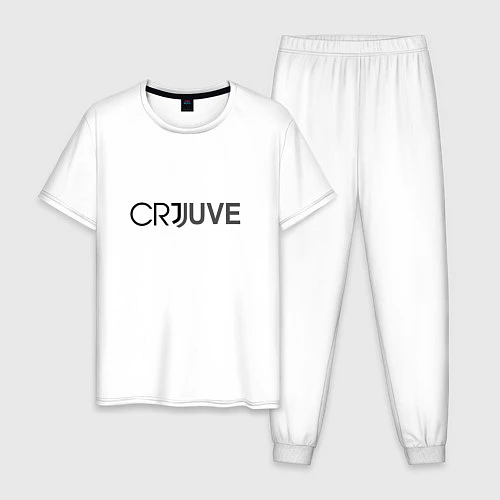 Мужская пижама CR7 Juve / Белый – фото 1