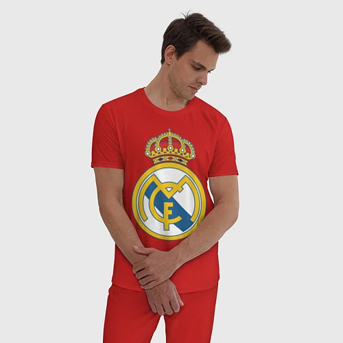 Мужская пижама Real Madrid FC / Красный – фото 3