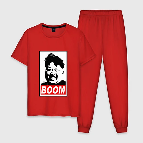 Мужская пижама BOOM: Kim Chen Eun / Красный – фото 1