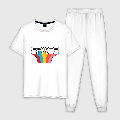 Мужская пижама Space Star / Белый – фото 1