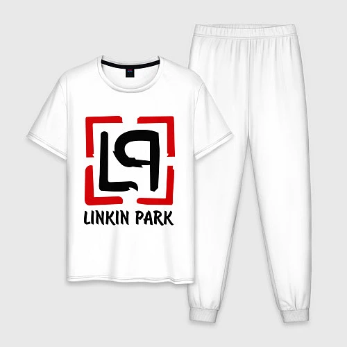 Мужская пижама Linkin park / Белый – фото 1