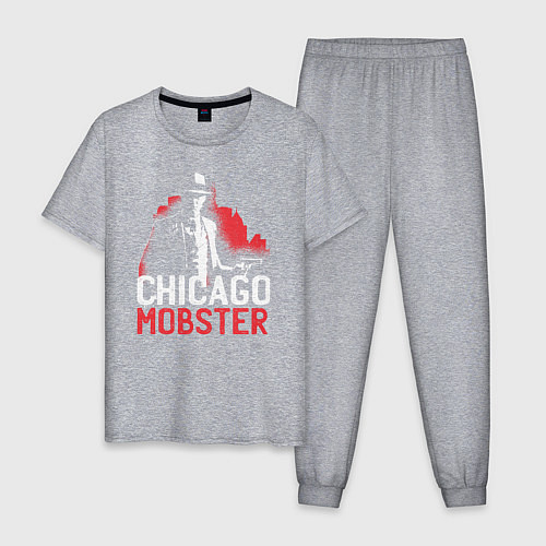 Мужская пижама Chicago Mobster / Меланж – фото 1
