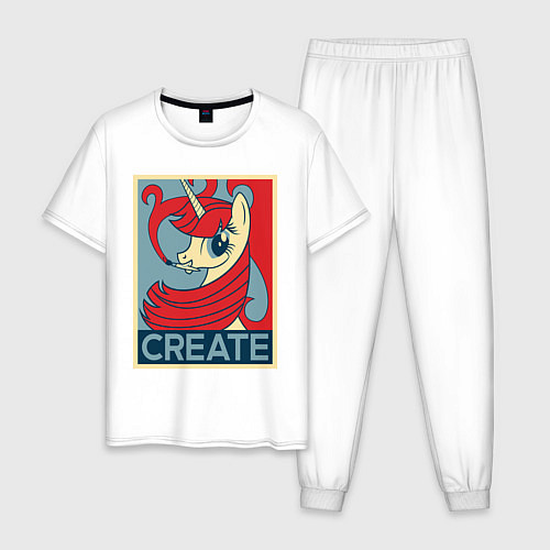 Мужская пижама MLP: Create / Белый – фото 1