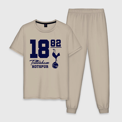 Мужская пижама FC Tottenham 1882 / Миндальный – фото 1