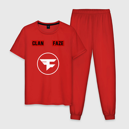 Мужская пижама FAZE CLAN / Красный – фото 1