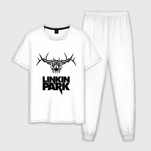 Мужская пижама Linkin Park: Deer / Белый – фото 1