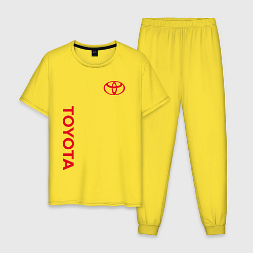 Мужская пижама TOYOTA / Желтый – фото 1
