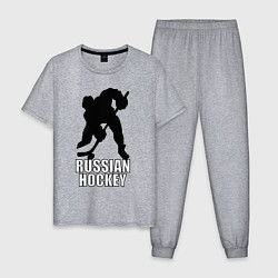 Мужская пижама Russian Black Hockey