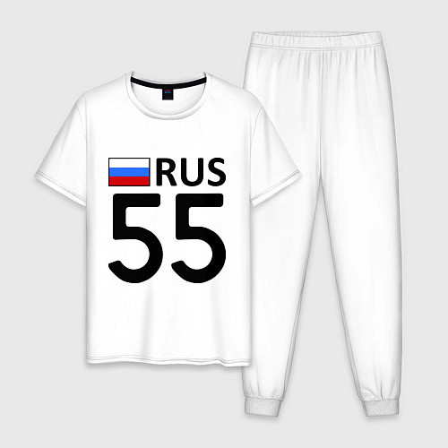 Мужская пижама RUS 55 / Белый – фото 1