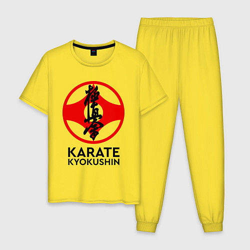 Мужская пижама Karate Kyokushin / Желтый – фото 1