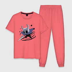 Пижама хлопковая мужская Hollow Knight, цвет: коралловый