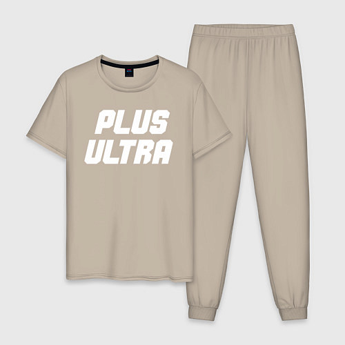 Мужская пижама MHA - PLUS ULTRA белый / Миндальный – фото 1