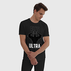 Пижама хлопковая мужская PLUS ULTRA черный, цвет: черный — фото 2