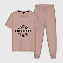 Пижама хлопковая мужская Made in Chechnya, цвет: пыльно-розовый