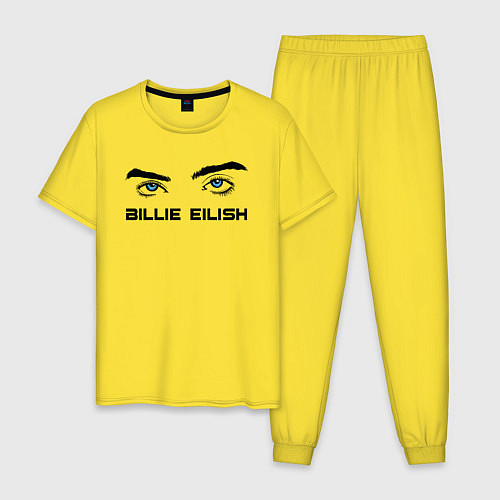 Мужская пижама Billie Eilish / Желтый – фото 1