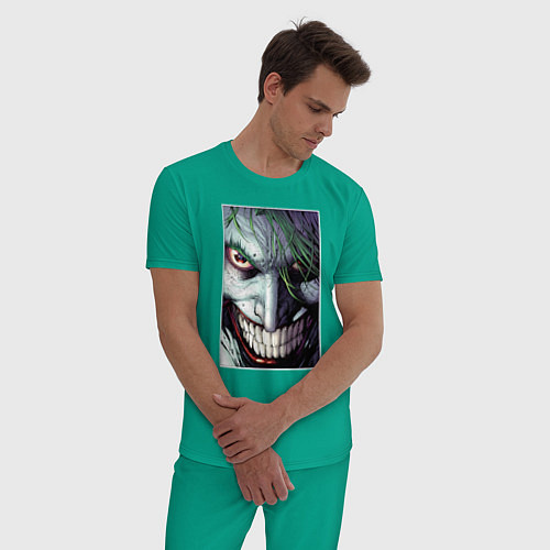 Мужская пижама Joker / Зеленый – фото 3