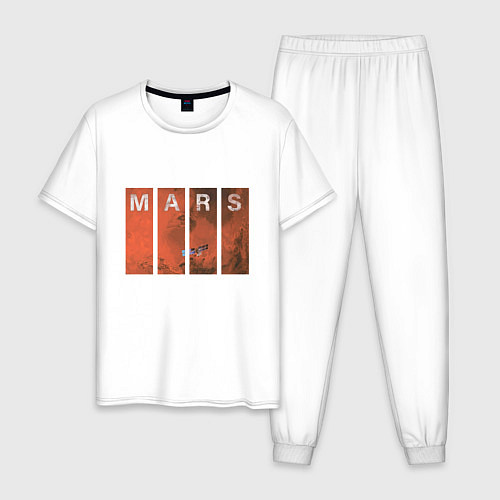 Мужская пижама Mars / Белый – фото 1