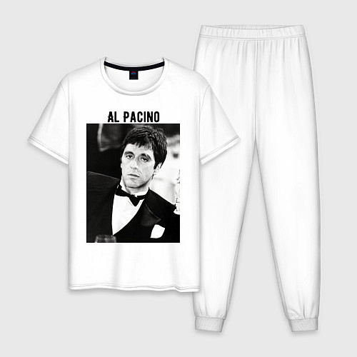 Мужская пижама Аль Пачино / Белый – фото 1