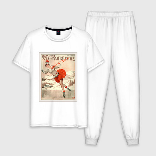Мужская пижама Фигурное катание / Белый – фото 1