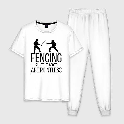 Мужская пижама Fencing / Белый – фото 1