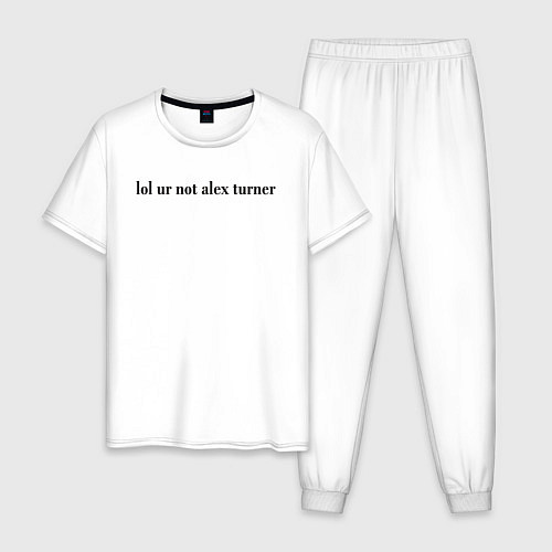 Мужская пижама LOL Alex Turner / Белый – фото 1