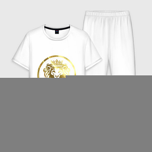 Мужская пижама Golden lion / Белый – фото 1