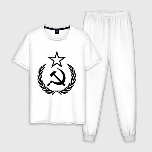 Мужская пижама СССР / Белый – фото 1