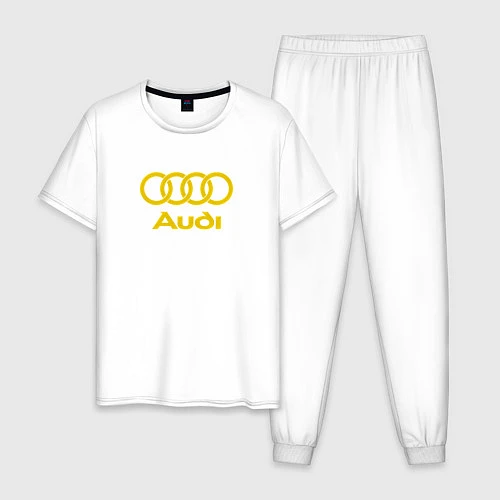 Мужская пижама Audi GOLD / Белый – фото 1