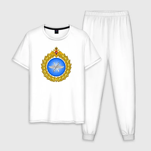 Мужская пижама Военно - воздушные силы / Белый – фото 1