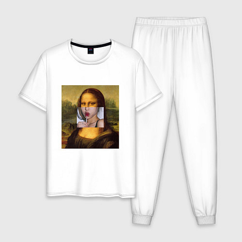 Мужская пижама Mona Lisa / Белый – фото 1