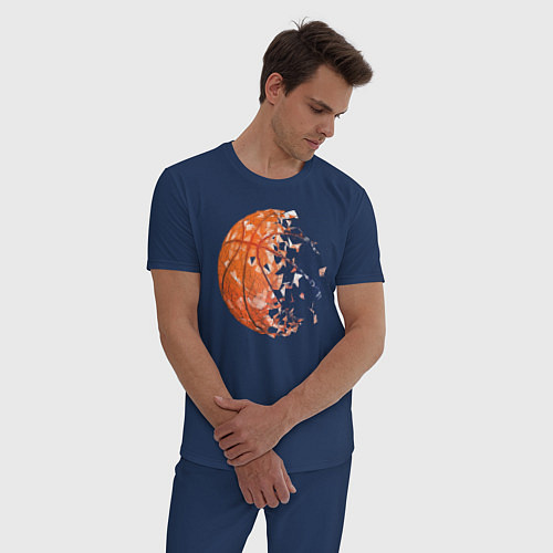 Мужская пижама BasketBall / Тёмно-синий – фото 3