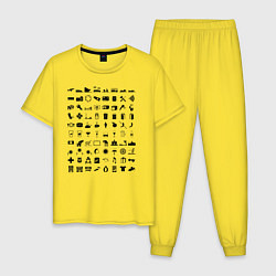 Мужская пижама Путешественник вне рамок81