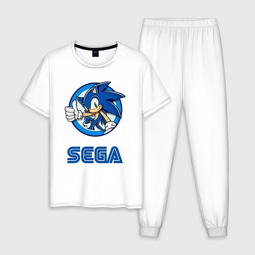 Мужская пижама SONIC SEGA / Белый – фото 1