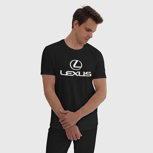 Мужская пижама LEXUS / Черный – фото 3