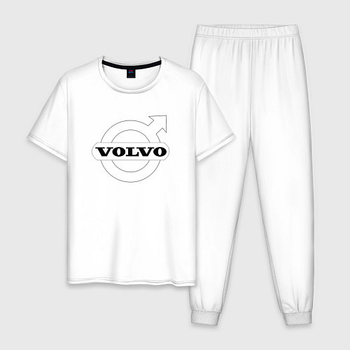 Мужская пижама VOLVO / Белый – фото 1