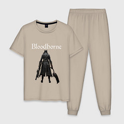 Пижама хлопковая мужская Bloodborne, цвет: миндальный