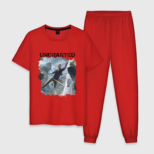 Мужская пижама UNCHARTED / Красный – фото 1