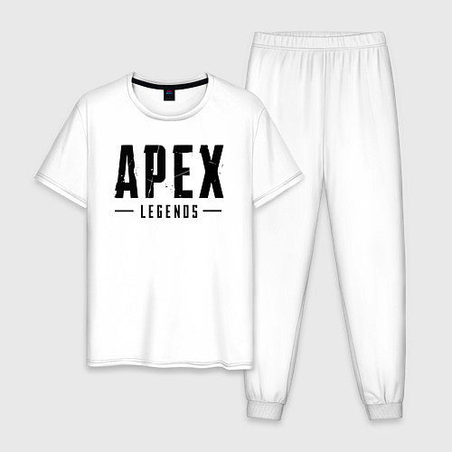 Мужская пижама APEX LEGENDS НА СПИНЕ / Белый – фото 1