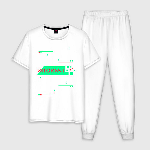 Мужская пижама VALORANT / Белый – фото 1