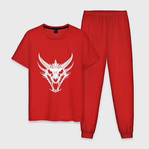 Мужская пижама Дракон Z / Красный – фото 1