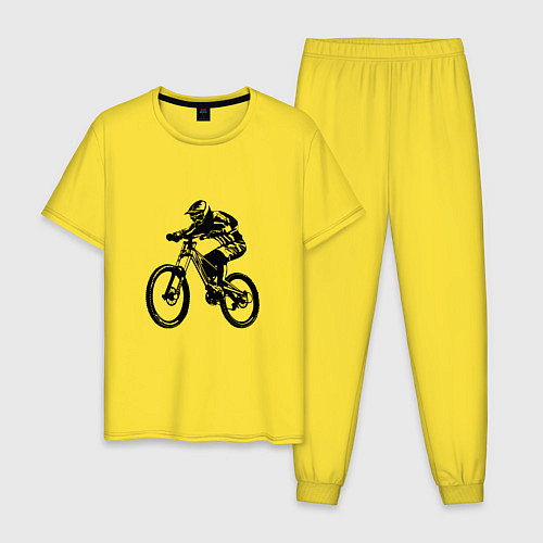 Мужская пижама Велоспорт Z / Желтый – фото 1