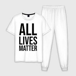 Мужская пижама ALL LIVES MATTER