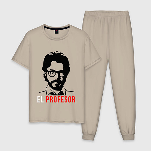 Мужская пижама El Profesor / Миндальный – фото 1