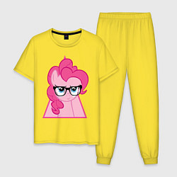 Пижама хлопковая мужская Pinky Pie hipster, цвет: желтый