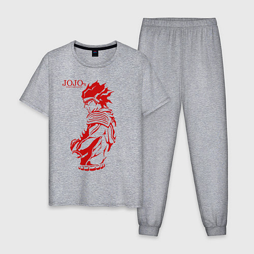 Мужская пижама JoJo Bizarre Adventure / Меланж – фото 1