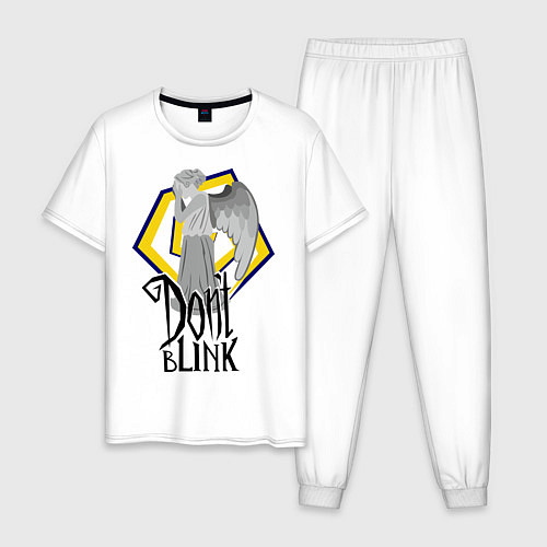 Мужская пижама Don't blink / Белый – фото 1