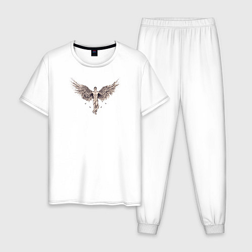 Мужская пижама Ангел / Белый – фото 1