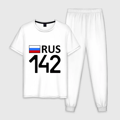 Мужская пижама RUS 142 / Белый – фото 1
