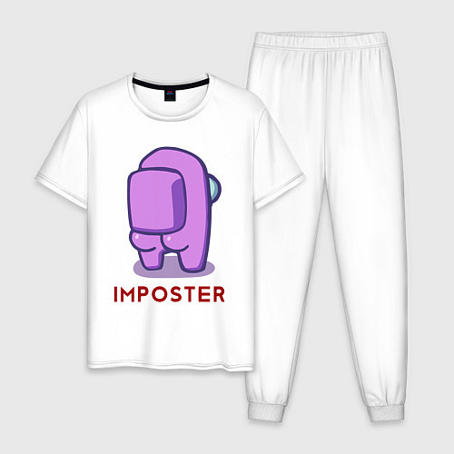 Мужская пижама Among Us Impostor / Белый – фото 1