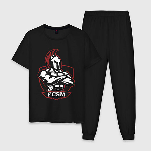 Мужская пижама FCSM / Черный – фото 1